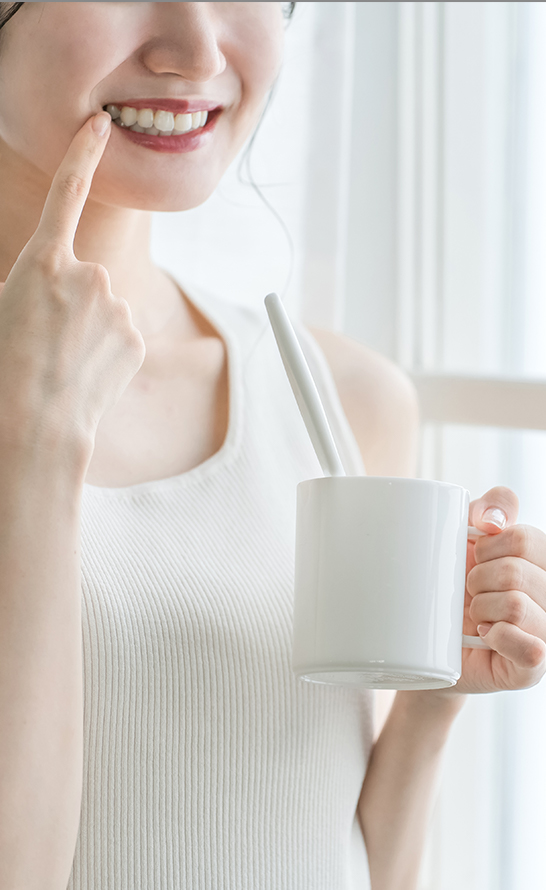 スムーズな歯の上下接触