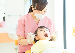 小さなお身体に配慮した処置を行います