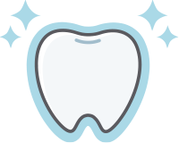 輝くような白い歯